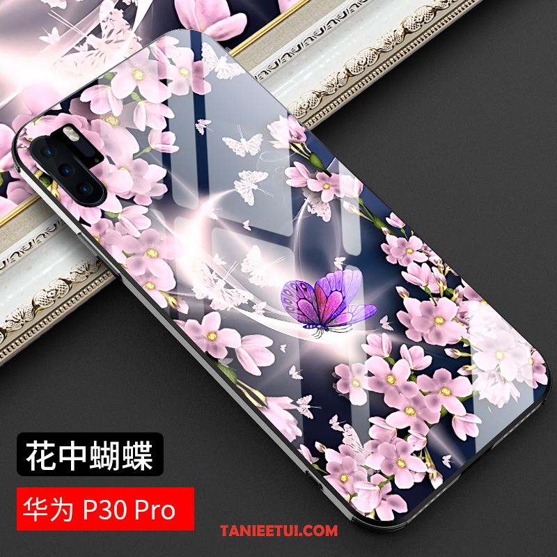 Etui Huawei P30 Pro Czerwony Netto Lustro Anti-fall, Pokrowce Huawei P30 Pro Gwiazda Niebieski Ochraniacz