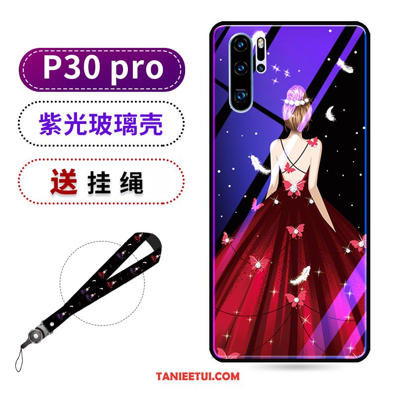 Etui Huawei P30 Pro Kreatywne Fioletowy Nowy, Futerał Huawei P30 Pro Moda Miękki Telefon Komórkowy