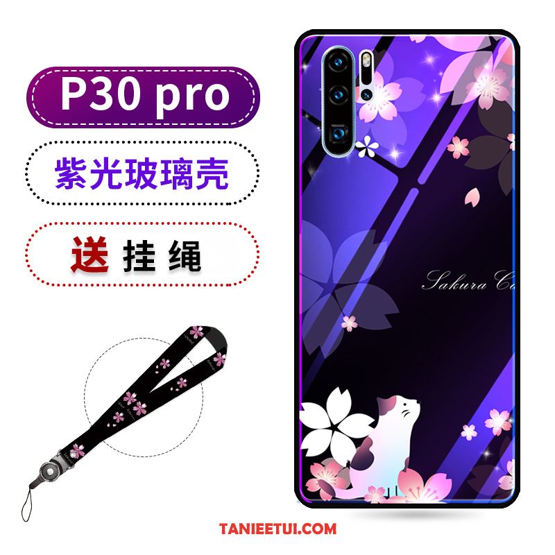 Etui Huawei P30 Pro Kreatywne Fioletowy Nowy, Futerał Huawei P30 Pro Moda Miękki Telefon Komórkowy