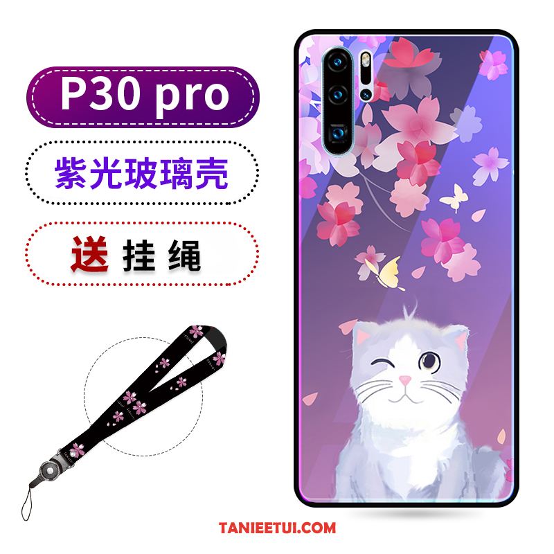 Etui Huawei P30 Pro Kreatywne Fioletowy Nowy, Futerał Huawei P30 Pro Moda Miękki Telefon Komórkowy