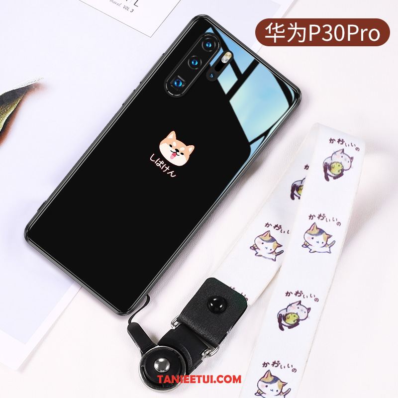 Etui Huawei P30 Pro Modna Marka Czerwony Netto All Inclusive, Pokrowce Huawei P30 Pro Czarny Cienkie Anti-fall