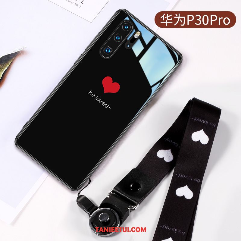 Etui Huawei P30 Pro Modna Marka Czerwony Netto All Inclusive, Pokrowce Huawei P30 Pro Czarny Cienkie Anti-fall