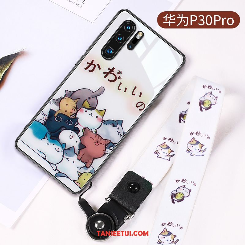 Etui Huawei P30 Pro Modna Marka Czerwony Netto All Inclusive, Pokrowce Huawei P30 Pro Czarny Cienkie Anti-fall