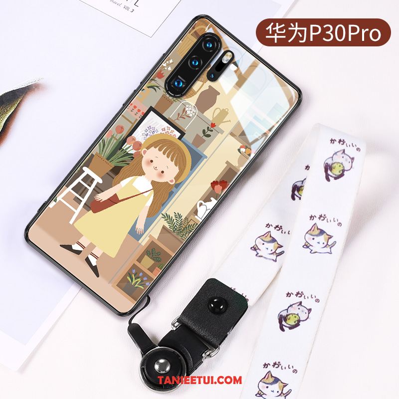 Etui Huawei P30 Pro Modna Marka Czerwony Netto All Inclusive, Pokrowce Huawei P30 Pro Czarny Cienkie Anti-fall