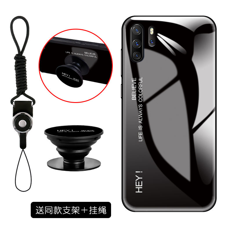 Etui Huawei P30 Pro Proste Silikonowe Anti-fall, Futerał Huawei P30 Pro Gradient All Inclusive Lustro