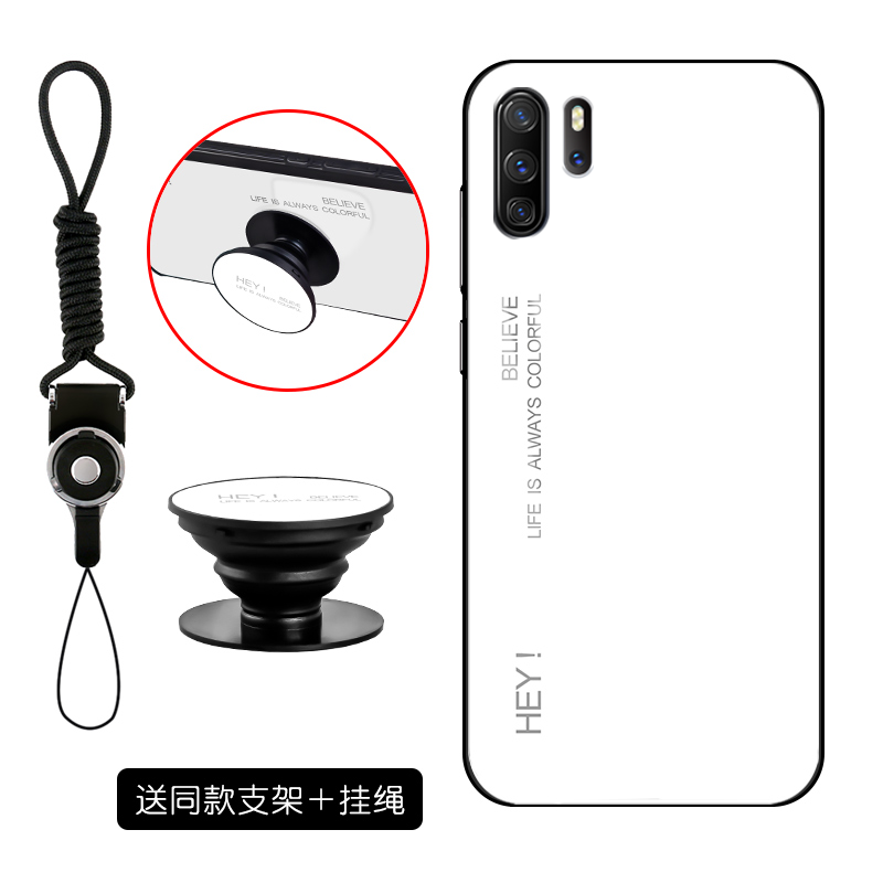 Etui Huawei P30 Pro Proste Silikonowe Anti-fall, Futerał Huawei P30 Pro Gradient All Inclusive Lustro