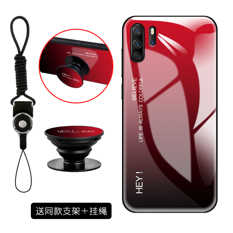 Etui Huawei P30 Pro Proste Silikonowe Anti-fall, Futerał Huawei P30 Pro Gradient All Inclusive Lustro