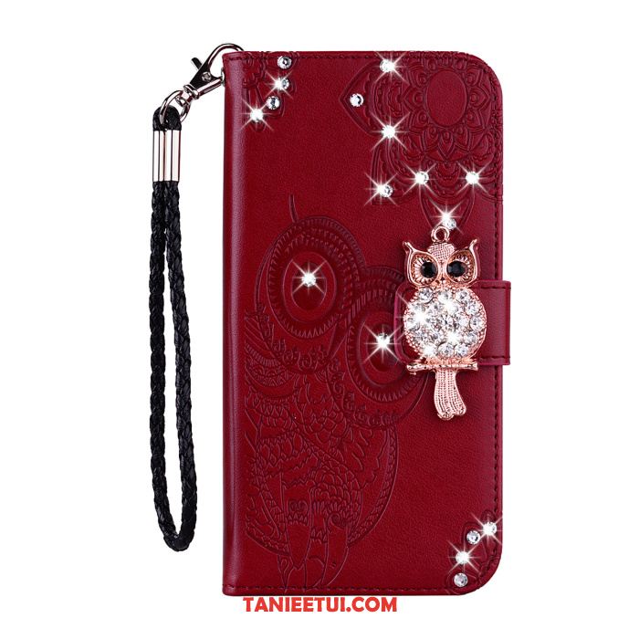 Etui Huawei P30 Pro Rhinestone Skórzany Futerał Złoto, Obudowa Huawei P30 Pro Kotek Wiszące Ozdoby Telefon Komórkowy