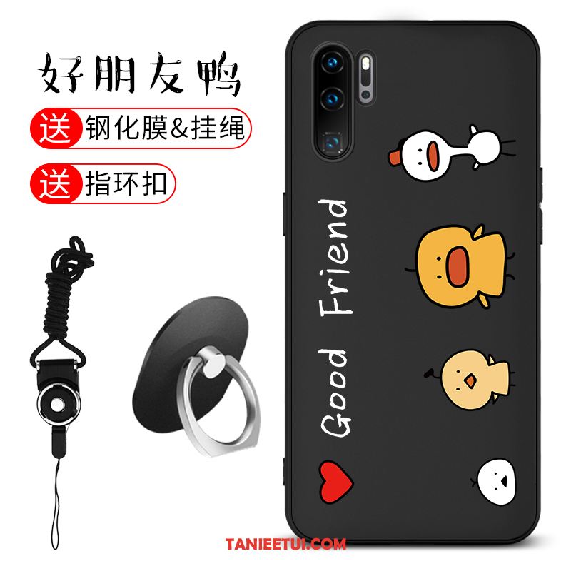 Etui Huawei P30 Pro Silikonowe Czarny Cienkie, Obudowa Huawei P30 Pro Piękny Anti-fall Modna Marka