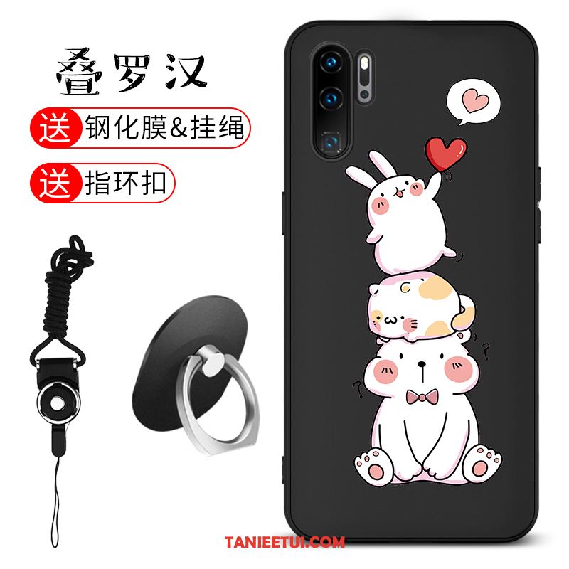 Etui Huawei P30 Pro Silikonowe Czarny Cienkie, Obudowa Huawei P30 Pro Piękny Anti-fall Modna Marka