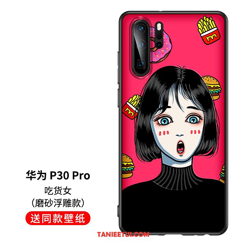 Etui Huawei P30 Pro Silikonowe Czerwony Zakochani, Obudowa Huawei P30 Pro Czerwony Netto Kolor Anti-fall