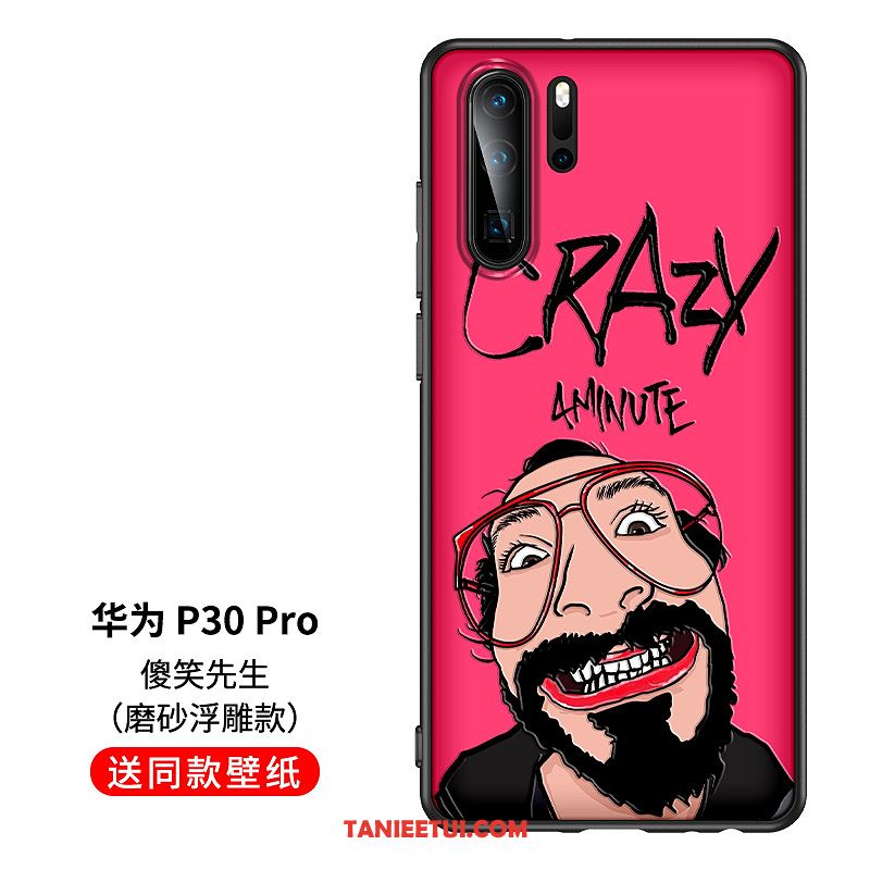 Etui Huawei P30 Pro Silikonowe Czerwony Zakochani, Obudowa Huawei P30 Pro Czerwony Netto Kolor Anti-fall