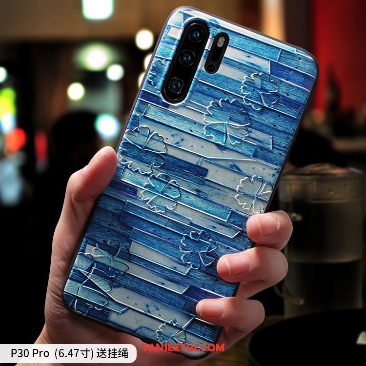 Etui Huawei P30 Pro Silikonowe Moda Modna Marka, Futerał Huawei P30 Pro Lekki I Cienki Czerwony Netto Nubuku