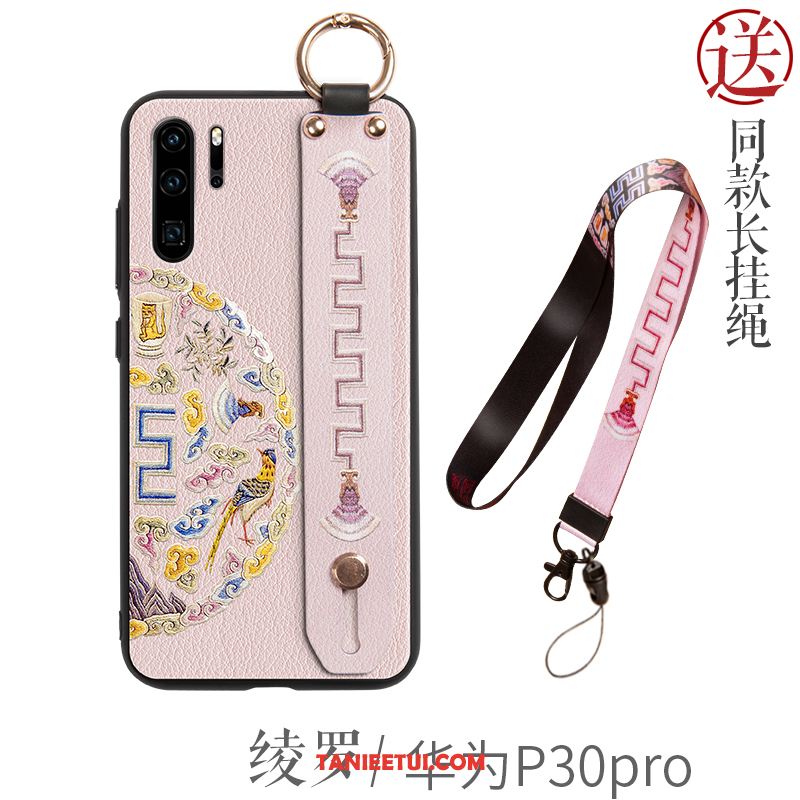 Etui Huawei P30 Pro Silikonowe Wspornik Chiński Styl, Obudowa Huawei P30 Pro Kreatywne Telefon Komórkowy Wiszące Ozdoby