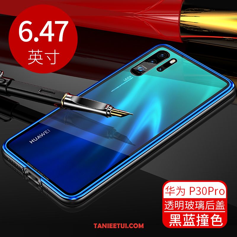 Etui Huawei P30 Pro Telefon Komórkowy Luksusowy Metal, Pokrowce Huawei P30 Pro Cienkie Ochraniacz Szkło