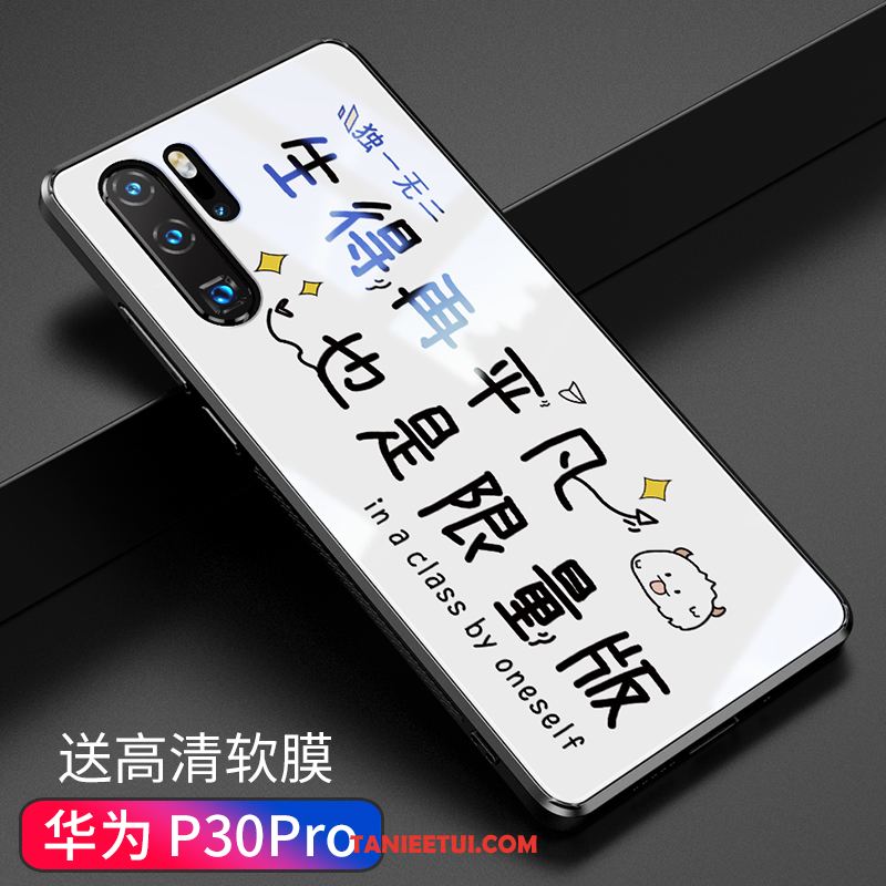 Etui Huawei P30 Pro Tendencja Nowy Szkło, Futerał Huawei P30 Pro Czerwony Netto Ochraniacz Telefon Komórkowy