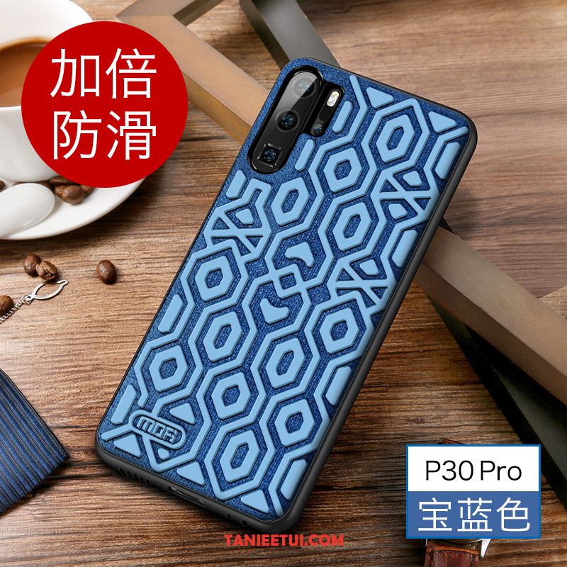 Etui Huawei P30 Pro Zielony Obrzeża All Inclusive, Pokrowce Huawei P30 Pro Nubuku Ochraniacz Silikonowe