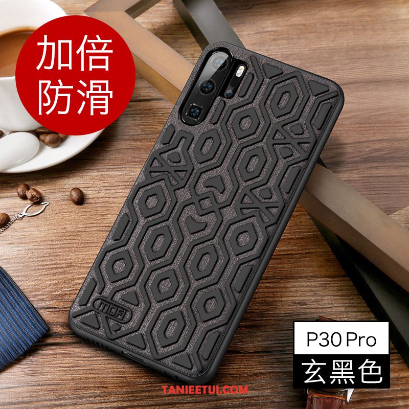 Etui Huawei P30 Pro Zielony Obrzeża All Inclusive, Pokrowce Huawei P30 Pro Nubuku Ochraniacz Silikonowe