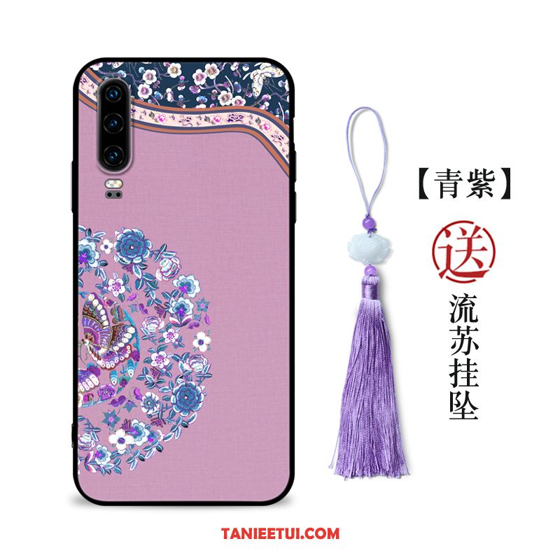 Etui Huawei P30 Relief Ochraniacz Vintage, Futerał Huawei P30 Kreatywne All Inclusive Osobowość