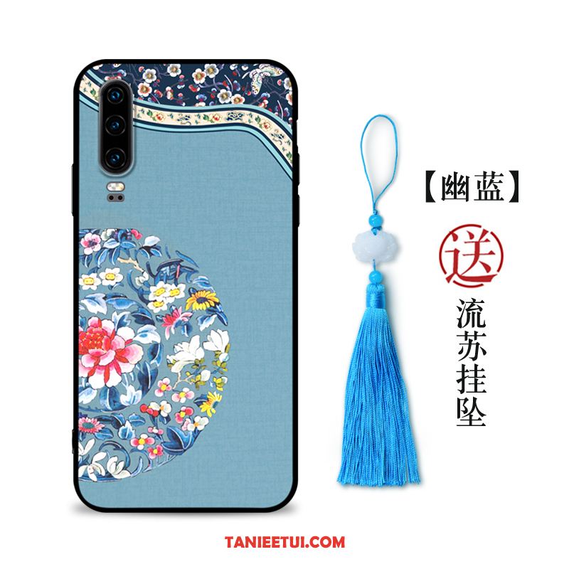 Etui Huawei P30 Relief Ochraniacz Vintage, Futerał Huawei P30 Kreatywne All Inclusive Osobowość