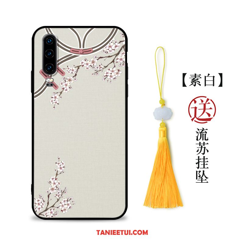 Etui Huawei P30 Relief Ochraniacz Vintage, Futerał Huawei P30 Kreatywne All Inclusive Osobowość