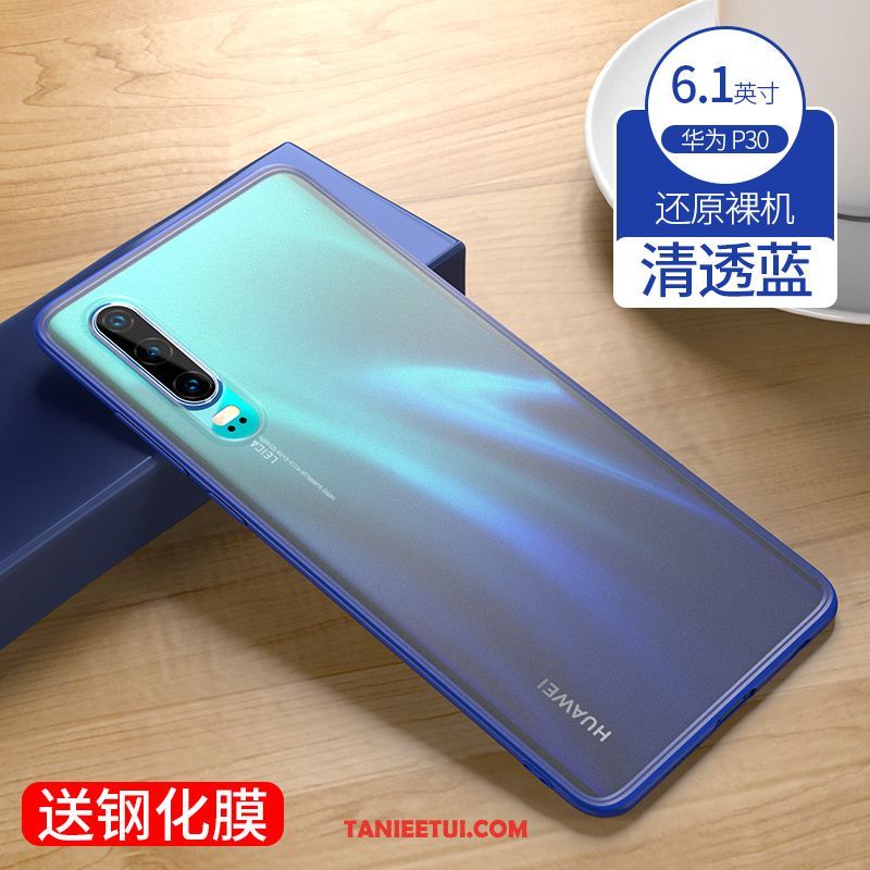 Etui Huawei P30 Silikonowe Nowy Ochraniacz, Futerał Huawei P30 Czerwony Nubuku Czerwony Netto