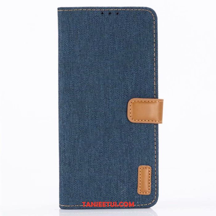 Etui Huawei P30 Wzór Klamra Denim, Futerał Huawei P30 Portfel Ochraniacz Skóra