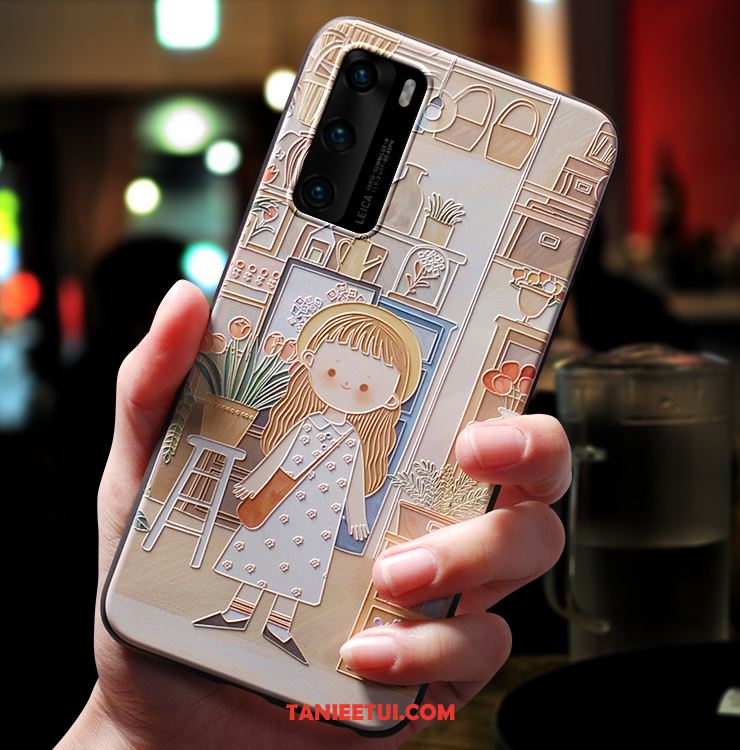 Etui Huawei P40 All Inclusive Piękny Miękki, Obudowa Huawei P40 Zakochani Kreatywne Silikonowe