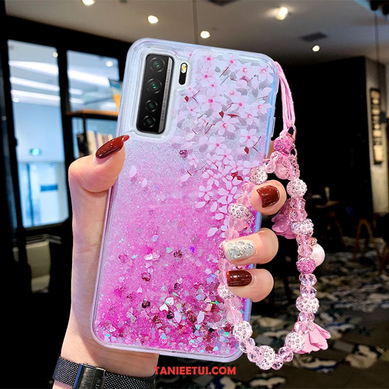 Etui Huawei P40 Lite 5g Wiszące Ozdoby Purpurowy Quicksand, Pokrowce Huawei P40 Lite 5g Telefon Komórkowy Silikonowe Liquid