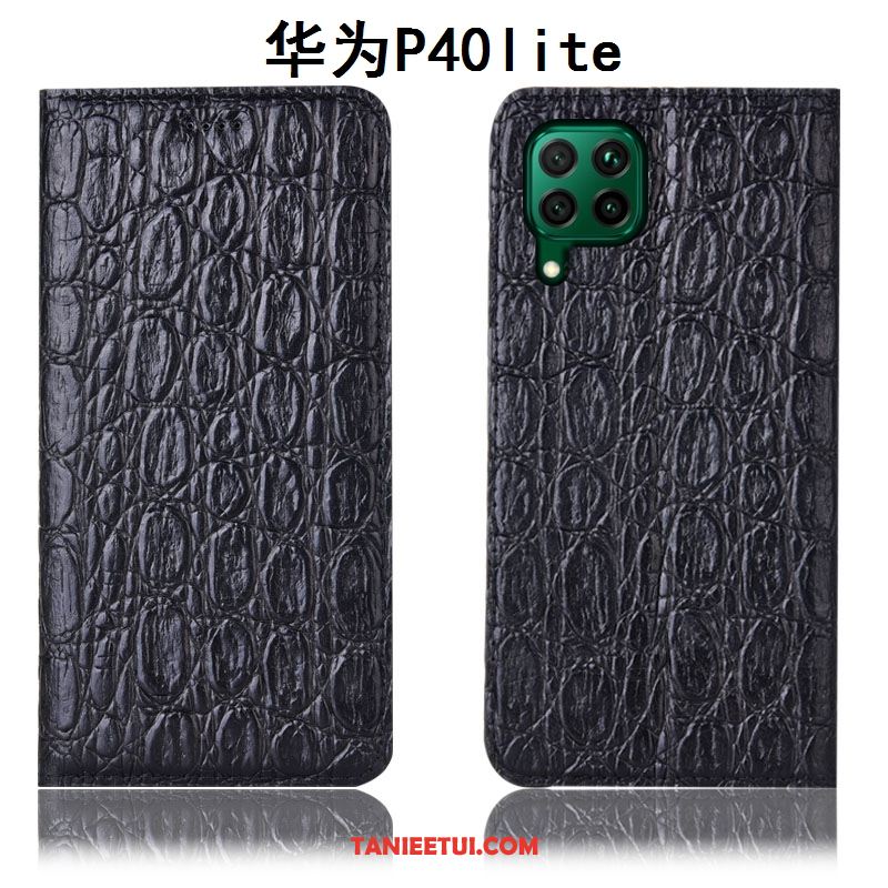 Etui Huawei P40 Lite All Inclusive Anti-fall Ochraniacz, Obudowa Huawei P40 Lite Skórzany Futerał Czerwony Telefon Komórkowy