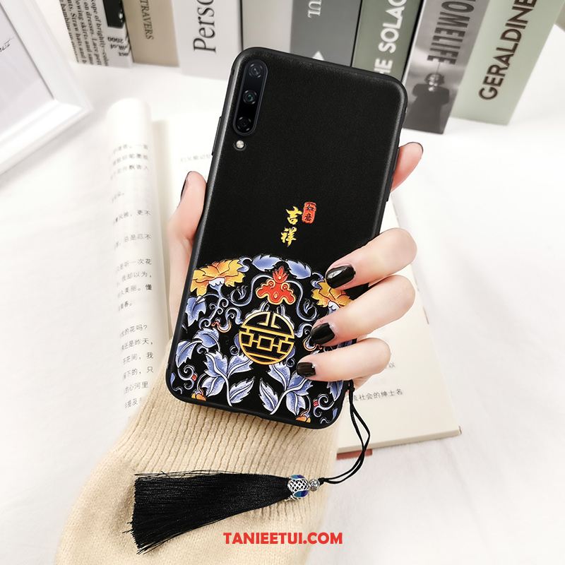 Etui Huawei P40 Lite E Tendencja All Inclusive Vintage, Pokrowce Huawei P40 Lite E Osobowość Czarny Telefon Komórkowy