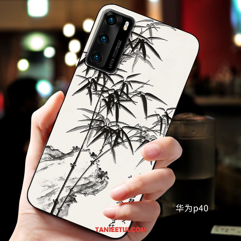 Etui Huawei P40 Miękki Telefon Komórkowy Relief, Obudowa Huawei P40 Niebieski Ochraniacz