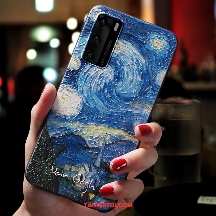 Etui Huawei P40 Obraz Olejny Osobowość Cienkie, Obudowa Huawei P40 Anti-fall Telefon Komórkowy Kreatywne