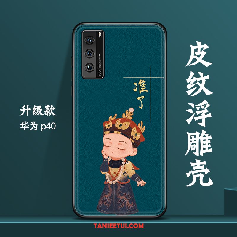 Etui Huawei P40 Ochraniacz Wysoki Koniec Chiński Styl, Futerał Huawei P40 Vintage Modna Marka Piękny