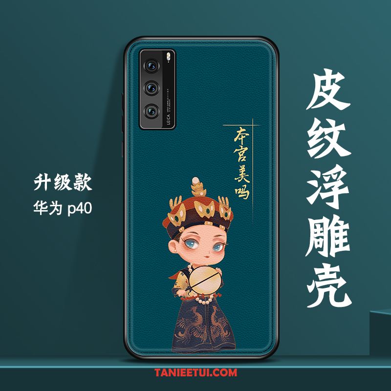 Etui Huawei P40 Ochraniacz Wysoki Koniec Chiński Styl, Futerał Huawei P40 Vintage Modna Marka Piękny