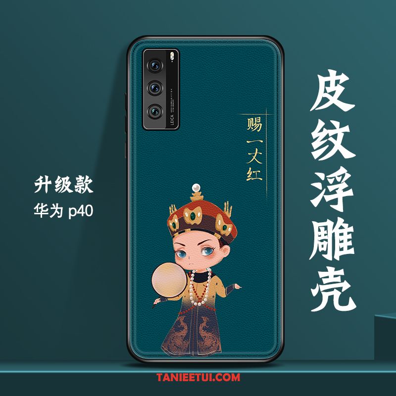 Etui Huawei P40 Ochraniacz Wysoki Koniec Chiński Styl, Futerał Huawei P40 Vintage Modna Marka Piękny