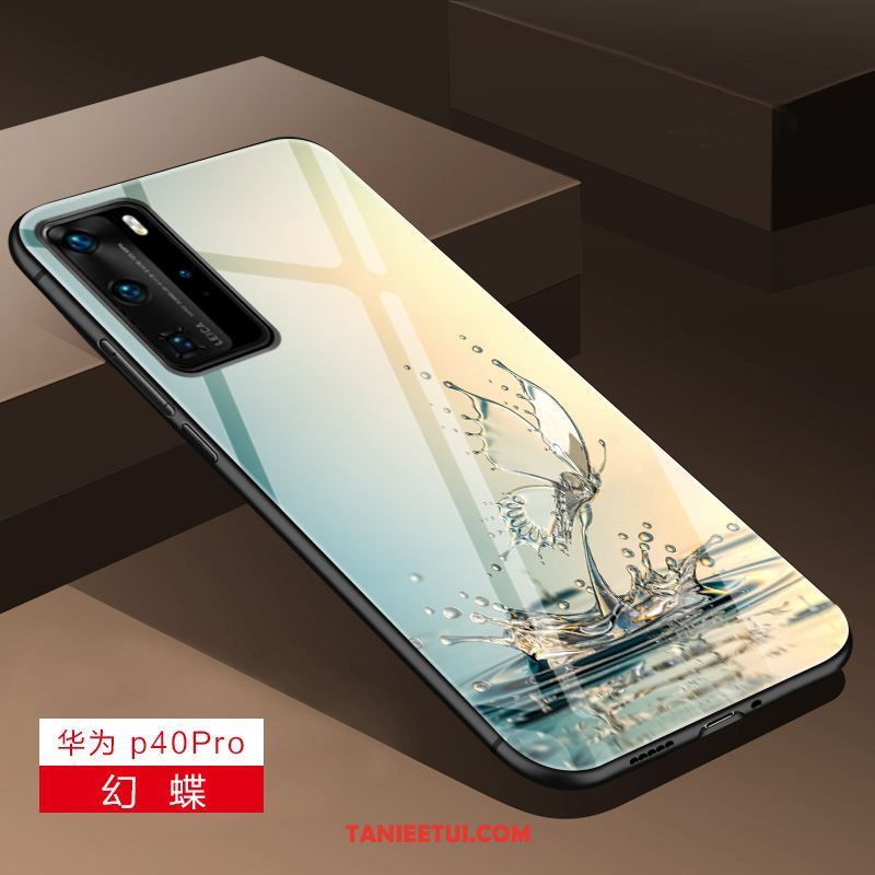 Etui Huawei P40 Pro All Inclusive Telefon Komórkowy Anti-fall, Futerał Huawei P40 Pro Szkło Świecące Miękki