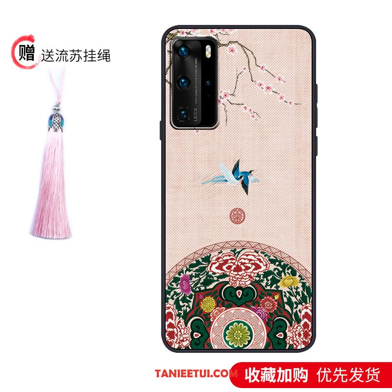 Etui Huawei P40 Pro Wiatr Ochraniacz Vintage, Futerał Huawei P40 Pro Miękki Cienkie Moda