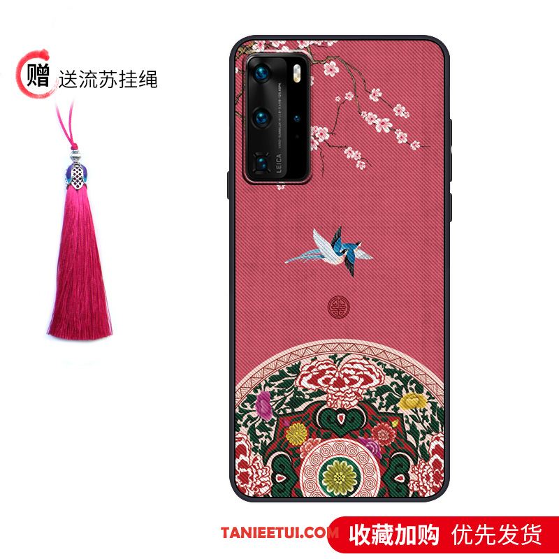 Etui Huawei P40 Pro Wiatr Ochraniacz Vintage, Futerał Huawei P40 Pro Miękki Cienkie Moda