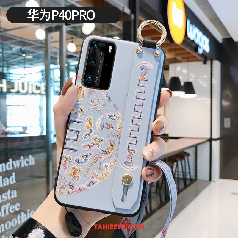 Etui Huawei P40 Pro Wzór Pałac Purpurowy, Pokrowce Huawei P40 Pro Silikonowe Chiński Styl Miękki