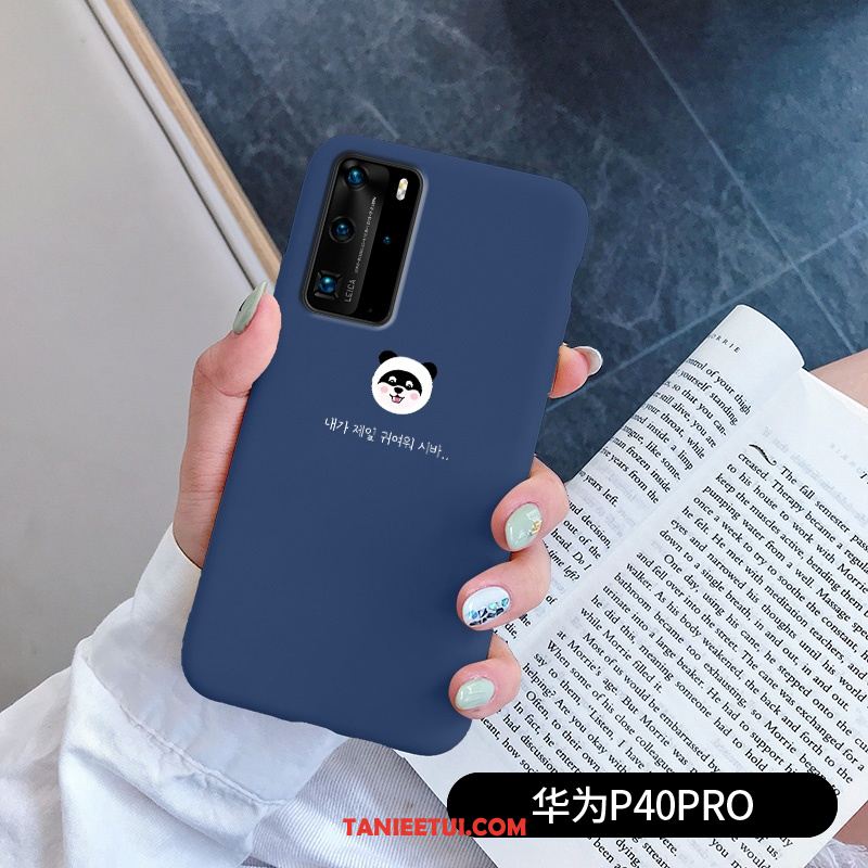 Etui Huawei P40 Pro Zakochani Proste Silikonowe, Obudowa Huawei P40 Pro Anti-fall Czerwony Ochraniacz