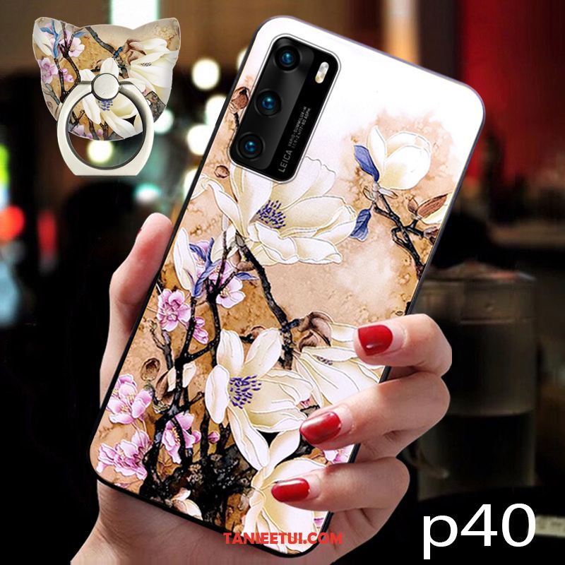 Etui Huawei P40 Wiatr Wiszące Ozdoby Niebieski, Pokrowce Huawei P40 Miękki Kwiaty All Inclusive