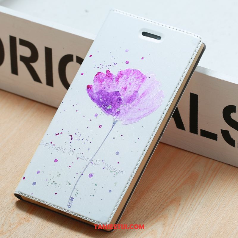 Etui Huawei P8 Lite Młodzież Skórzany Futerał Telefon Komórkowy, Obudowa Huawei P8 Lite Klapa Lekkie Biały