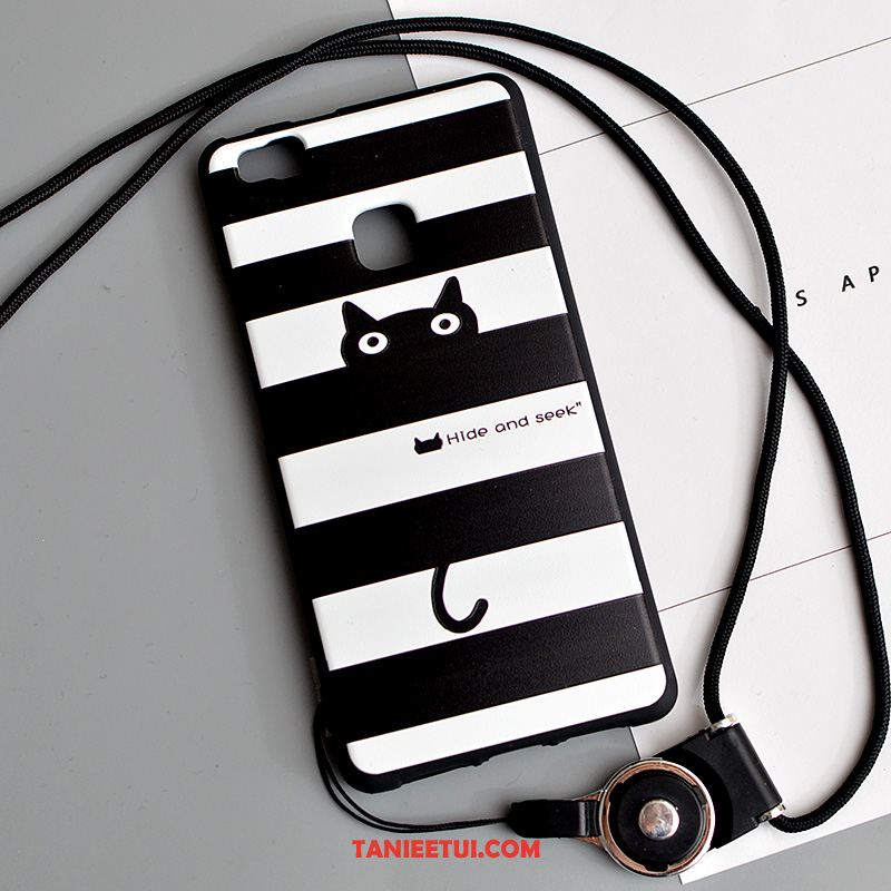 Etui Huawei P9 Lite Młodzież Biały Silikonowe, Futerał Huawei P9 Lite Kreskówka Wiszące Ozdoby Miękki