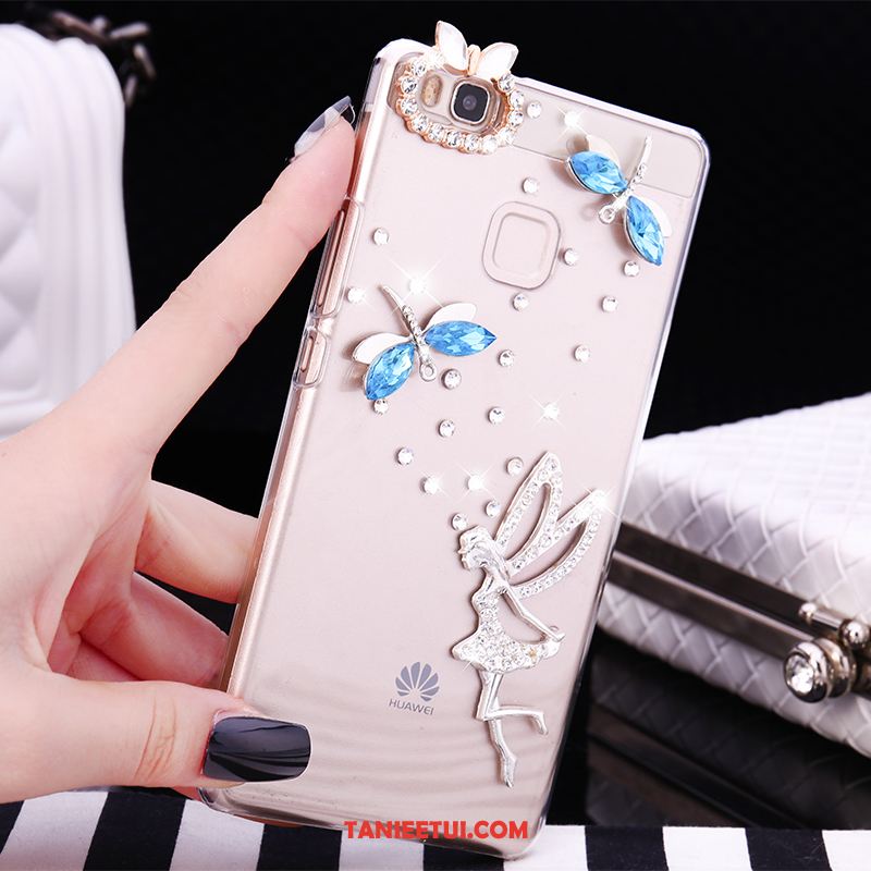 Etui Huawei P9 Lite Młodzież Buckskin Rhinestone, Obudowa Huawei P9 Lite Ochraniacz Trudno Telefon Komórkowy