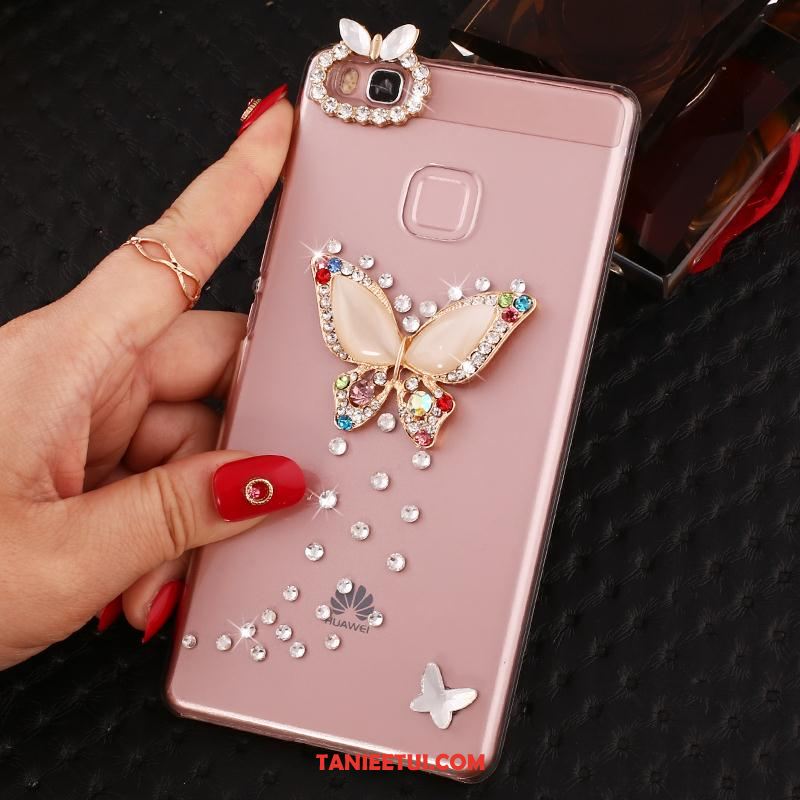 Etui Huawei P9 Lite Telefon Komórkowy Ochraniacz Rhinestone, Pokrowce Huawei P9 Lite Przezroczysty Młodzież