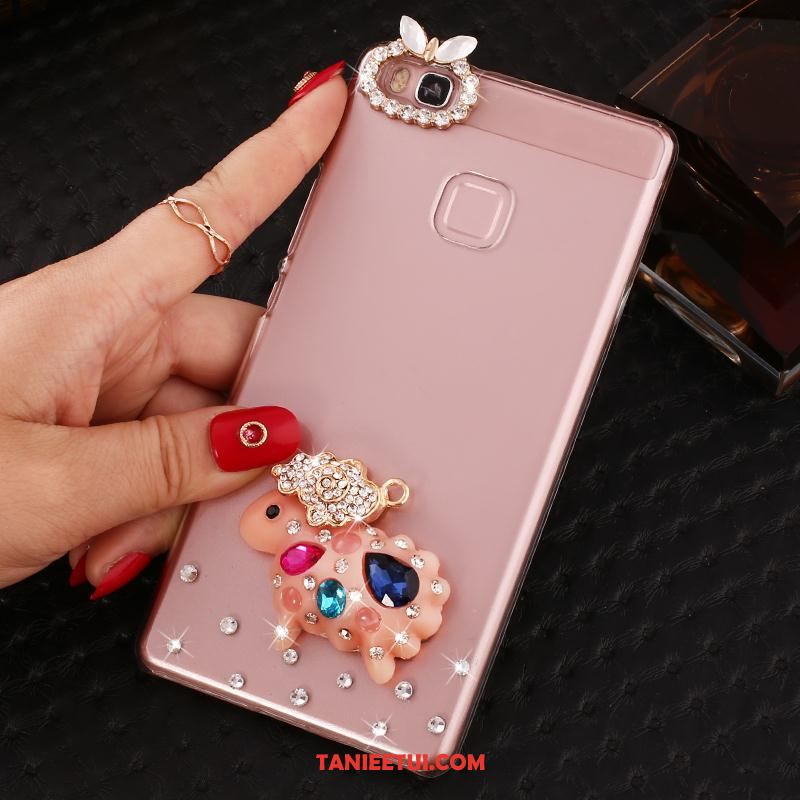 Etui Huawei P9 Lite Telefon Komórkowy Ochraniacz Rhinestone, Pokrowce Huawei P9 Lite Przezroczysty Młodzież