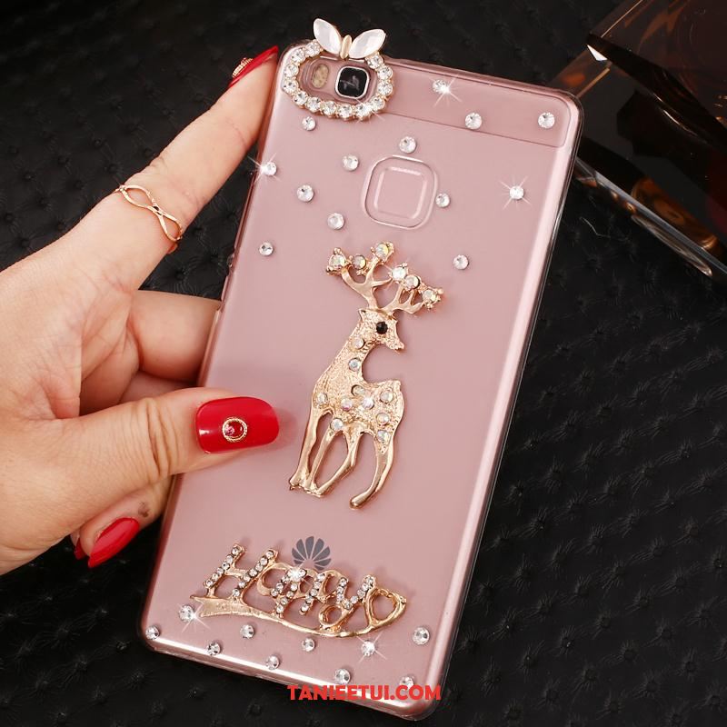 Etui Huawei P9 Lite Telefon Komórkowy Ochraniacz Rhinestone, Pokrowce Huawei P9 Lite Przezroczysty Młodzież