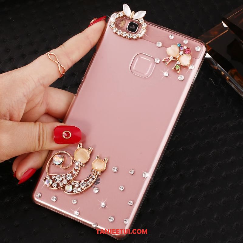 Etui Huawei P9 Lite Telefon Komórkowy Ochraniacz Rhinestone, Pokrowce Huawei P9 Lite Przezroczysty Młodzież