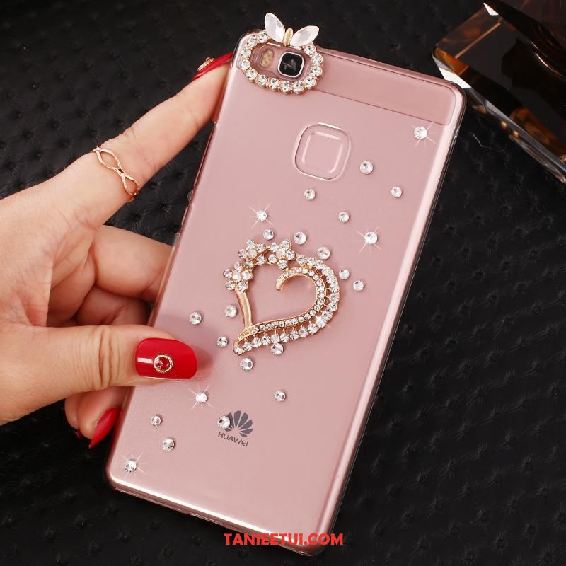 Etui Huawei P9 Lite Telefon Komórkowy Ochraniacz Rhinestone, Pokrowce Huawei P9 Lite Przezroczysty Młodzież